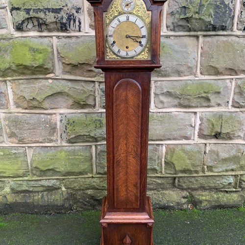 Antique Oak Granddaughter Clock