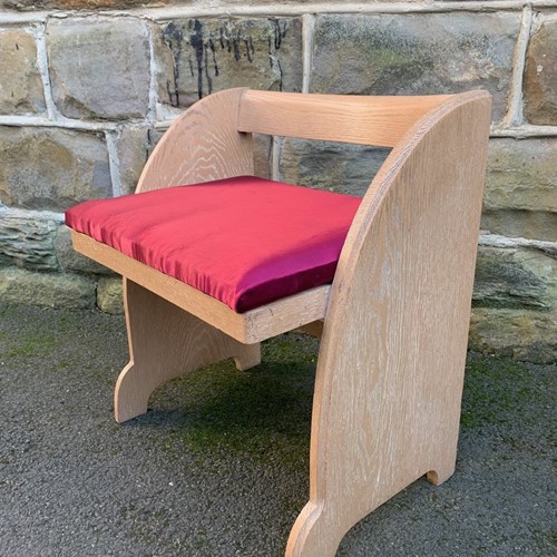 Antique Heals Limed Oak Dressing Stool