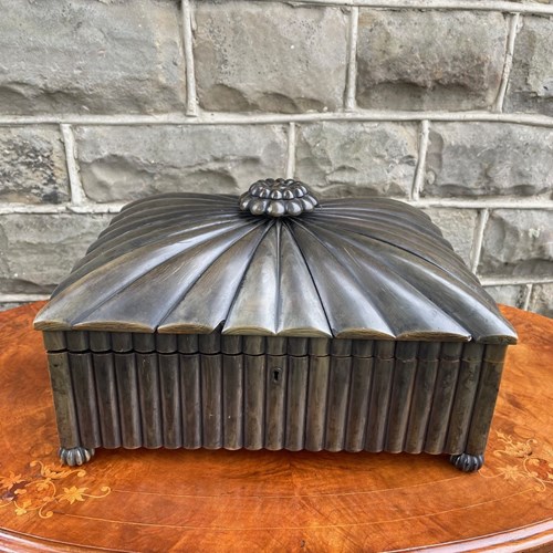 Regency Horn Work Box Sewing Box