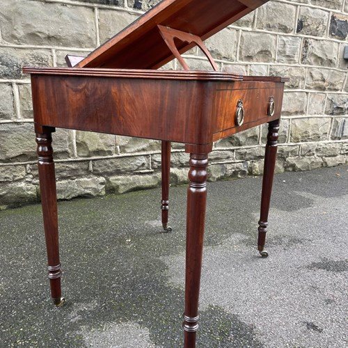 Regency Mahogany Reading Writing Table