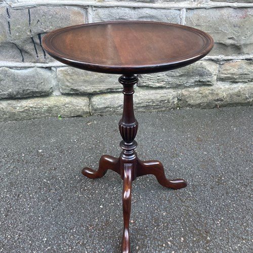 Antique Mahogany Tripod Wine Table Coffee Table