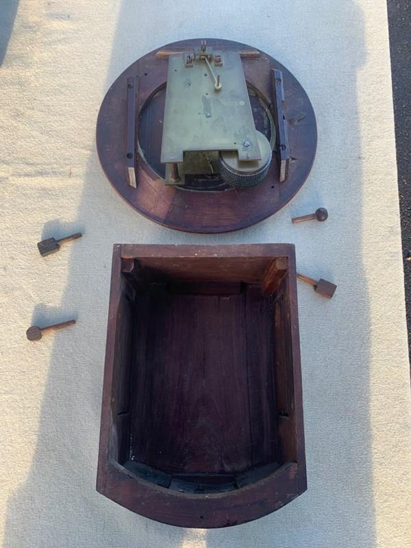 Antique Mahogany 8" Dial Fusee Wall Clock-town-house-traders-thumbnail-img-8670-main-638173284675584334.jpg