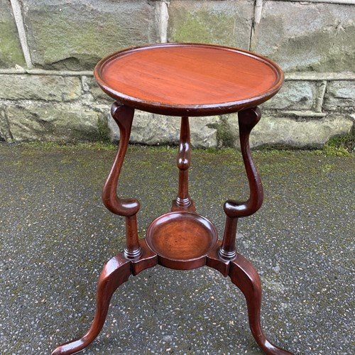 Antique Mahogany Tripod Wine Table