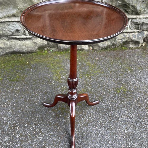 Antique Edwardian Mahogany Tripod Wine Table