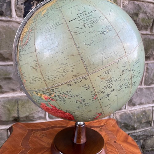 Philips Challenge Globe On Wooden Stand