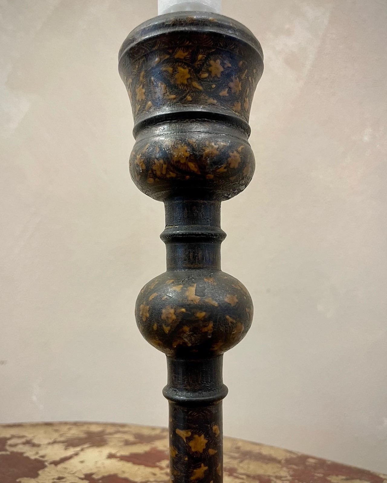 Hand painted Kashmiri candle sticks The Hoarde