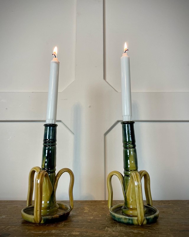 Faiencerie Thulin Belgian ceramic candlesticks. -track-21-interiors-b8631008-8118-45ff-aabf-959c4c8020fb-main-637782040333829852.JPG