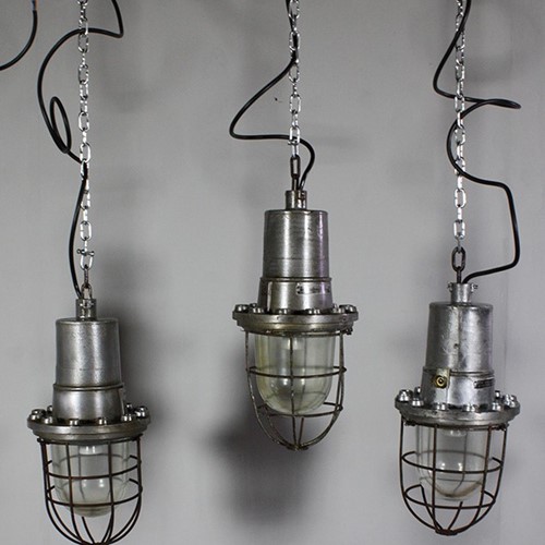 Russian Metal Caged Lights