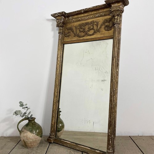 18/19th Century Antique Regency Gilt Mirror 