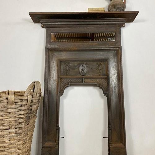 Georgian Antique Cast Iron Fireplace 