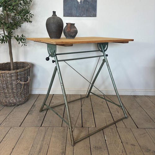 Vintage Mid Century Architects Draughtmans Adjustable Table 