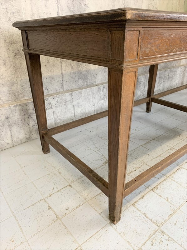 1930's Solid Oak Drapers Table / Work Bench -vintage-french-vintage-french-1930s-drapers-table5-main-637977197433832864.jpg