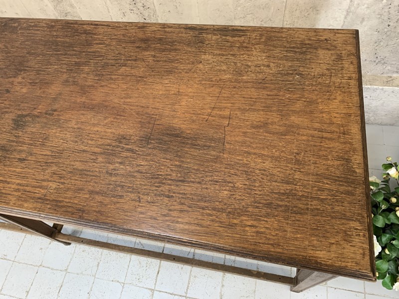 1930's Solid Oak Drapers Table / Work Bench -vintage-french-vintage-french-1930s-drapers-table8-main-637977197448989900.jpg