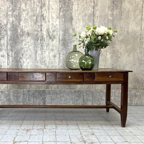 Double Sided Console Table With Drawers