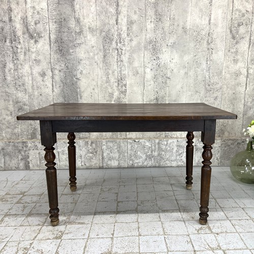 124.5Cm French Wooden Bistro Table