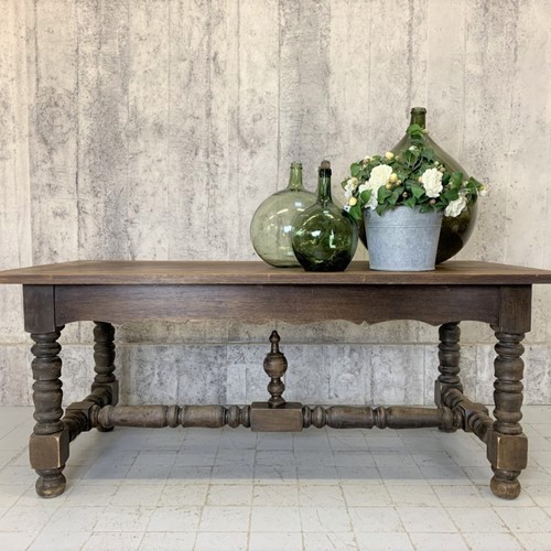 179.5cm Decorative Oak Farmhouse Dining Table