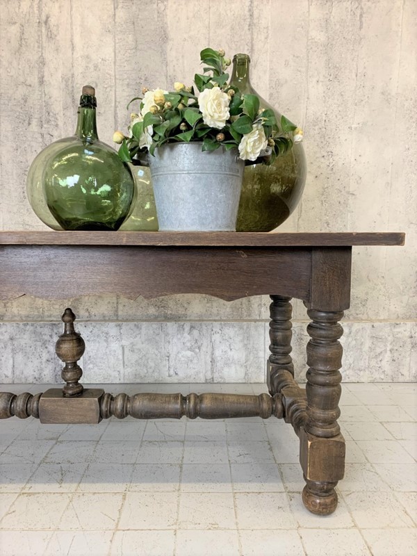179.5cm Decorative Oak Farmhouse Dining Table-vintage-french-vintage-french-boho-1795cm-oak-decorative-dining-table2-main-637980567375389386.jpg