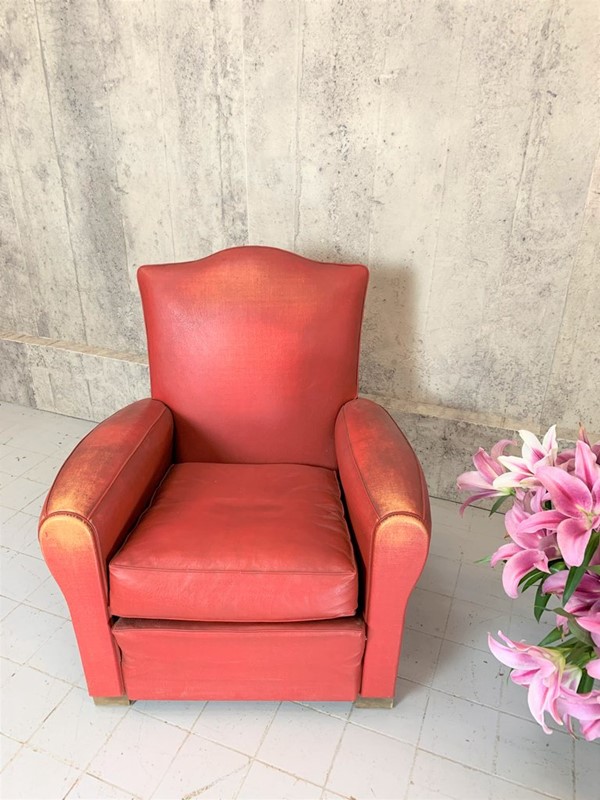 1950'S Classic French Club Armchair To Reupholster-vintage-french-vintage-french-boho-1950-s-red-club-chair-to-reupholster4-1024x1024-main-637553069141915702.jpg