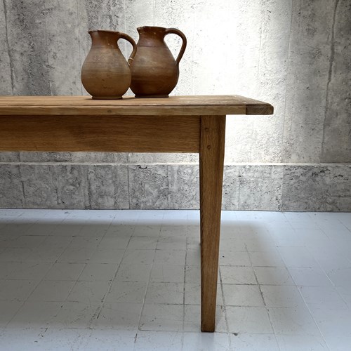 200.5Cm Taper Leg Dining Kitchen Table