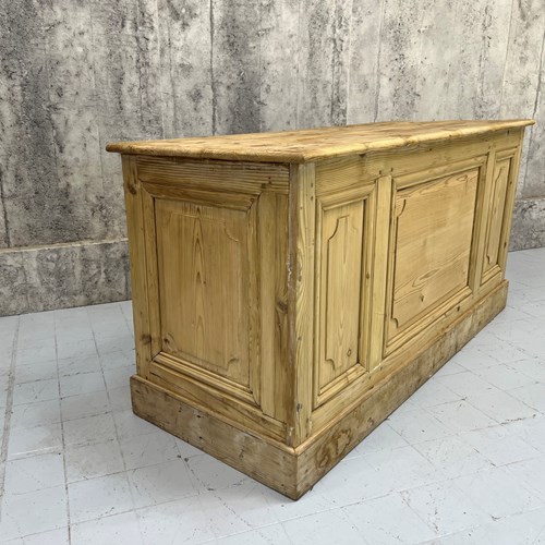 171Cm Shop Counter Sideboard Open Shelves Kitchen Island With Three Drawers