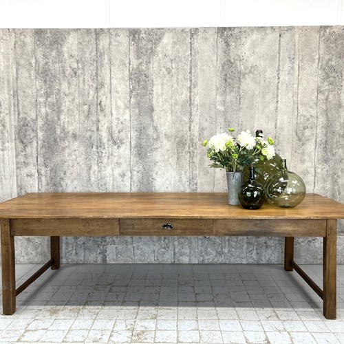 300Cm Long Solid Pine Refectory Dining Table