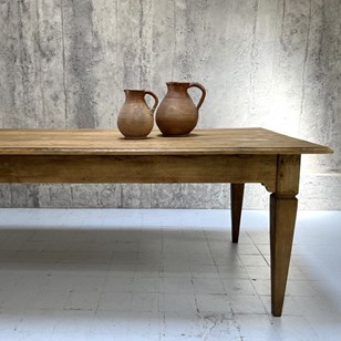 3M Long Solid Oak Taper Leg Refecto...