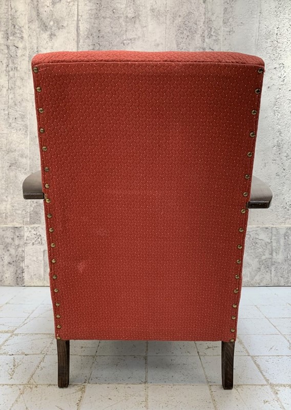 Individual Lounge Chair in Original Red Upholstery-vintage-french-vintage-french-boho-art-deco-red-lounge-chair6-main-637980739727645777.jpg