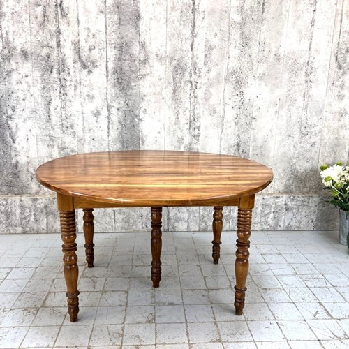 122.5Cm Circular Drop Leaf Bistro Side Table