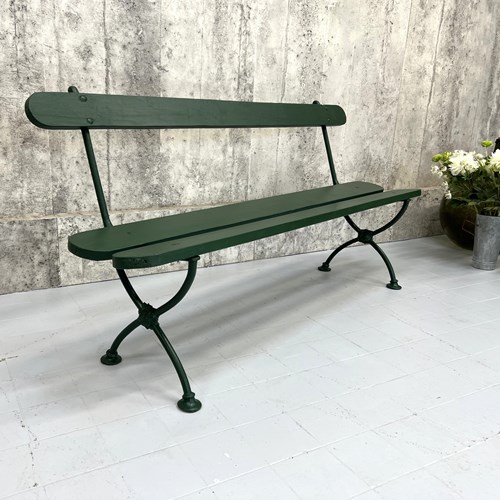 170Cm Dark Green Garden Bench