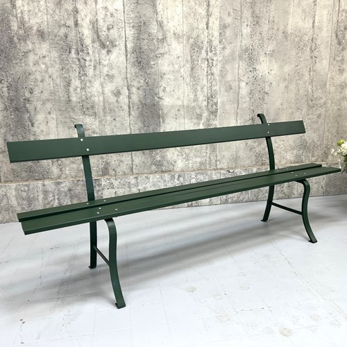 201Cm Forest Green Garden Bench