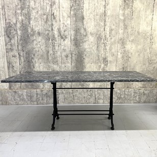 Large French Black Marble And Cast ...