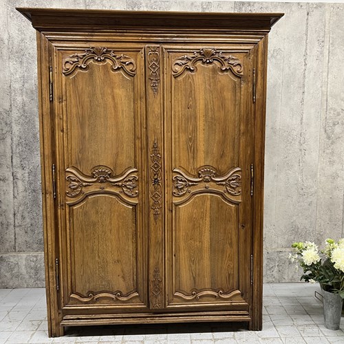 French Oak Bontierre (Armoire) Double Door Cupboard