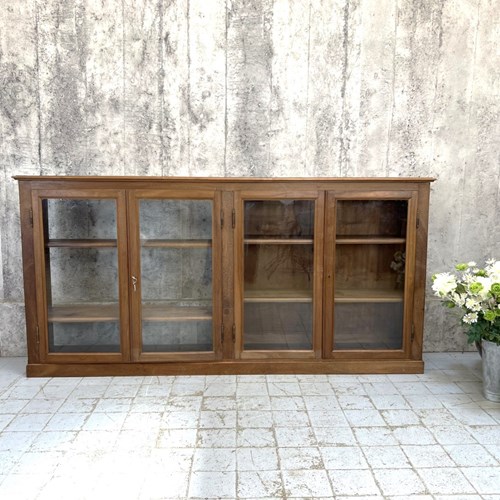 Glazed French Table Top Bibliotech Cabinet