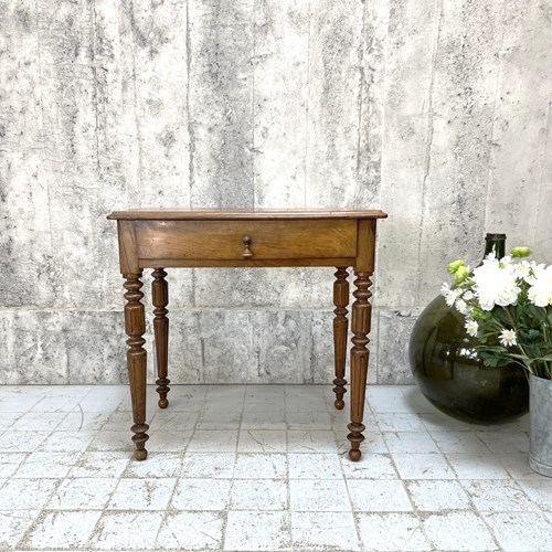 75Cm French Turned Leg Writing Occasional Table