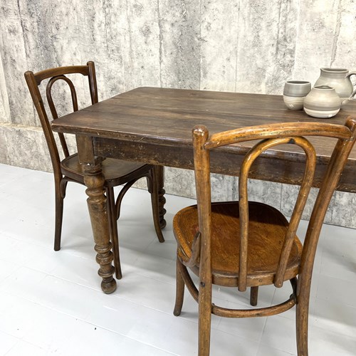 120Cm Walnut Wood Bistro Table