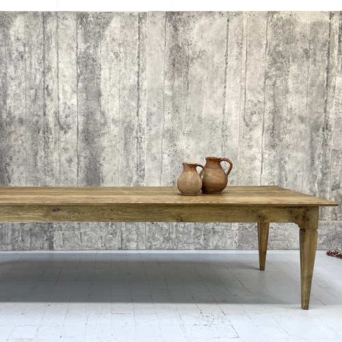 300Cm Long Solid Oak Refectory Dining Table
