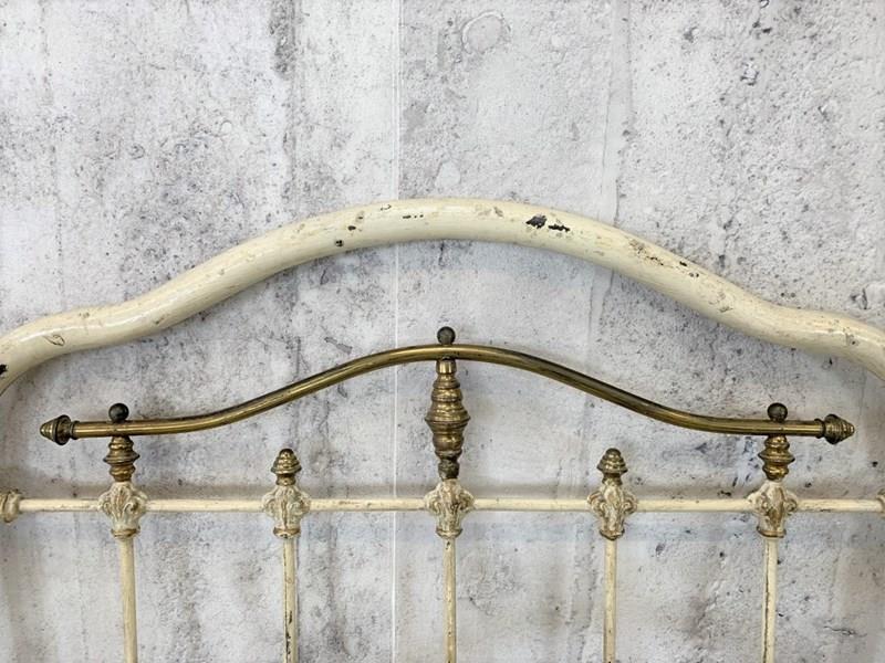 French Brass And Metal 92Cm Wide Bed Frame-vintage-french-vintage-french-metal-and-brass-single-bedframe4-main-638199384168470661.jpg