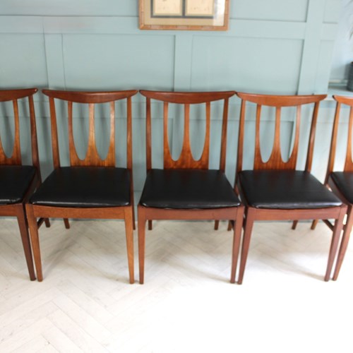 Set Of Five - Brasilia Dining Chairs From G Plan