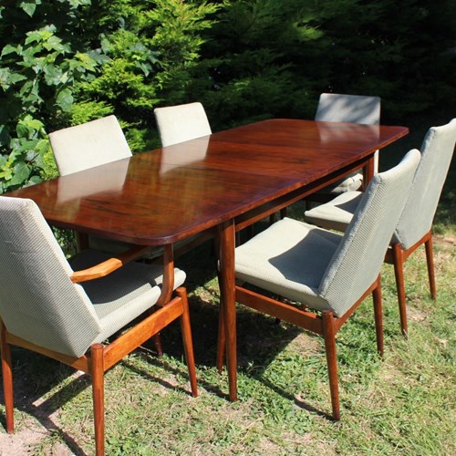 Mid Century Hamilton Dining Table And Chairs By Robert Heritage For Archie Shine