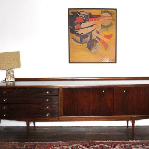 Mid Century Rosewood Sideboard By Robert Heritage For Archie Shine