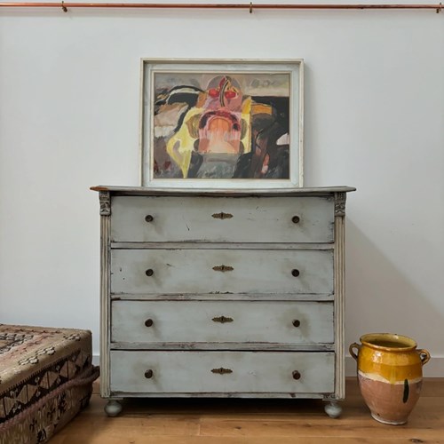 Large Early 20Th Century French Chest Of Drawers