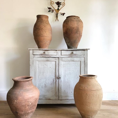 19th Century Terracotta Olive Jars