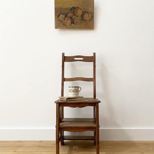 Late 19Th Century French Metamorphic Ladder Chair