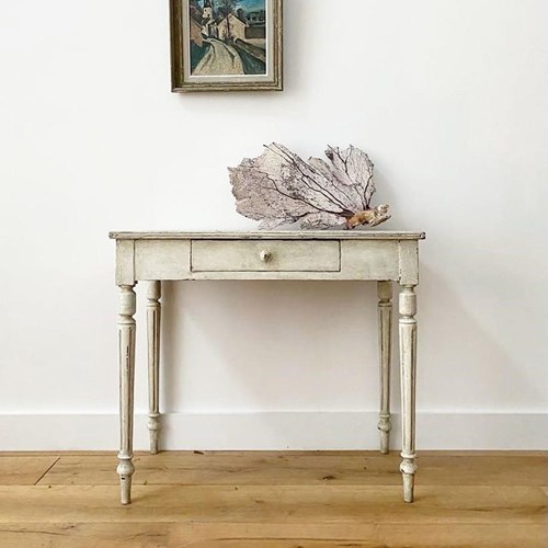 French Vintage Hand Painted Table