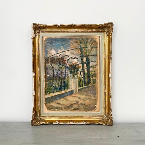 Early 20Th Century French Oil Painting