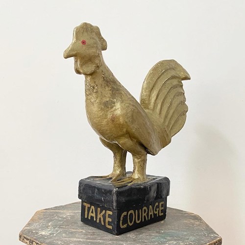 Mid Century Cockerel Advertising Figure