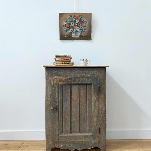 French Farmhouse Painted Cupboard