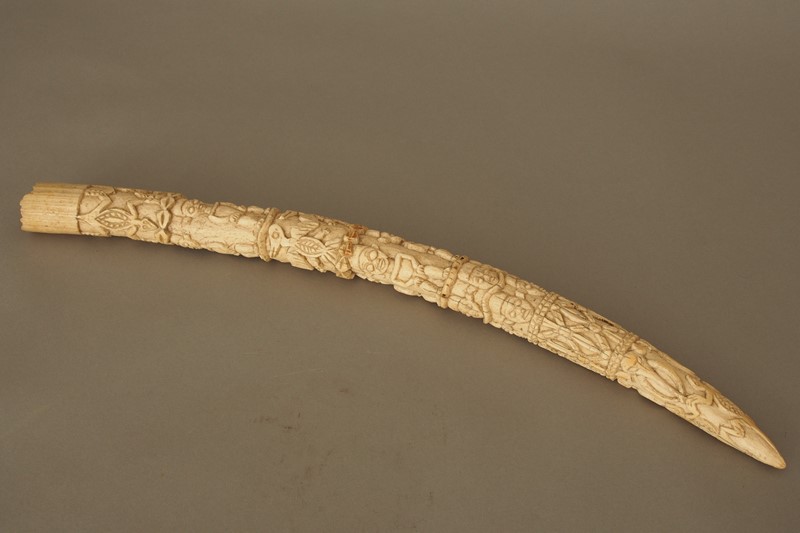 Cameroon Grassland Carved Ivory Tusk-vintagerious-000099-01-main-637751786647201376.JPG