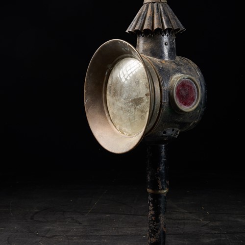 19th C. Brass Chariot Lantern