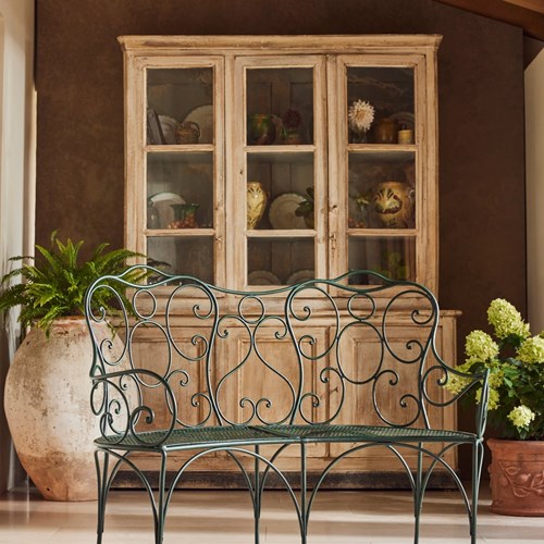 19Th Century Curved Bench